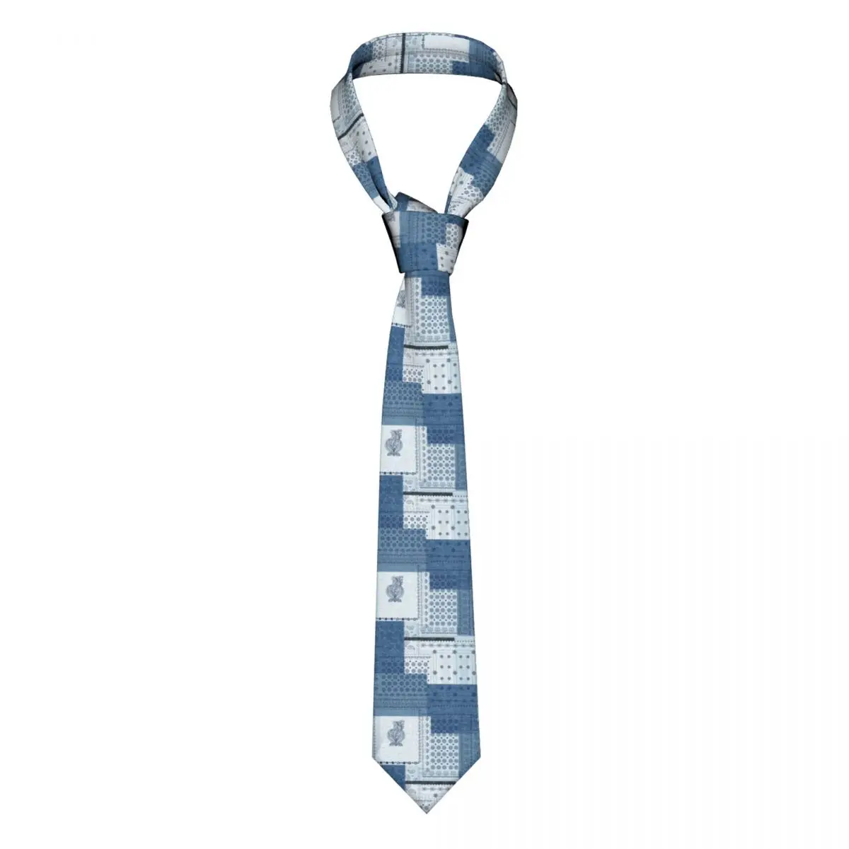 Denim Patchwork Paisley Pattern Neckties Men Slim Polyester 8 cm Wide Neck Tie for Mens Shirt Accessories Cravat Cosplay Props
Denim Patchwork Paisley Pattern Neckties Men Slim Polyester 8 cm Wide Neck Tie for Mens Shirt Accessories Cravat Cosplay Props