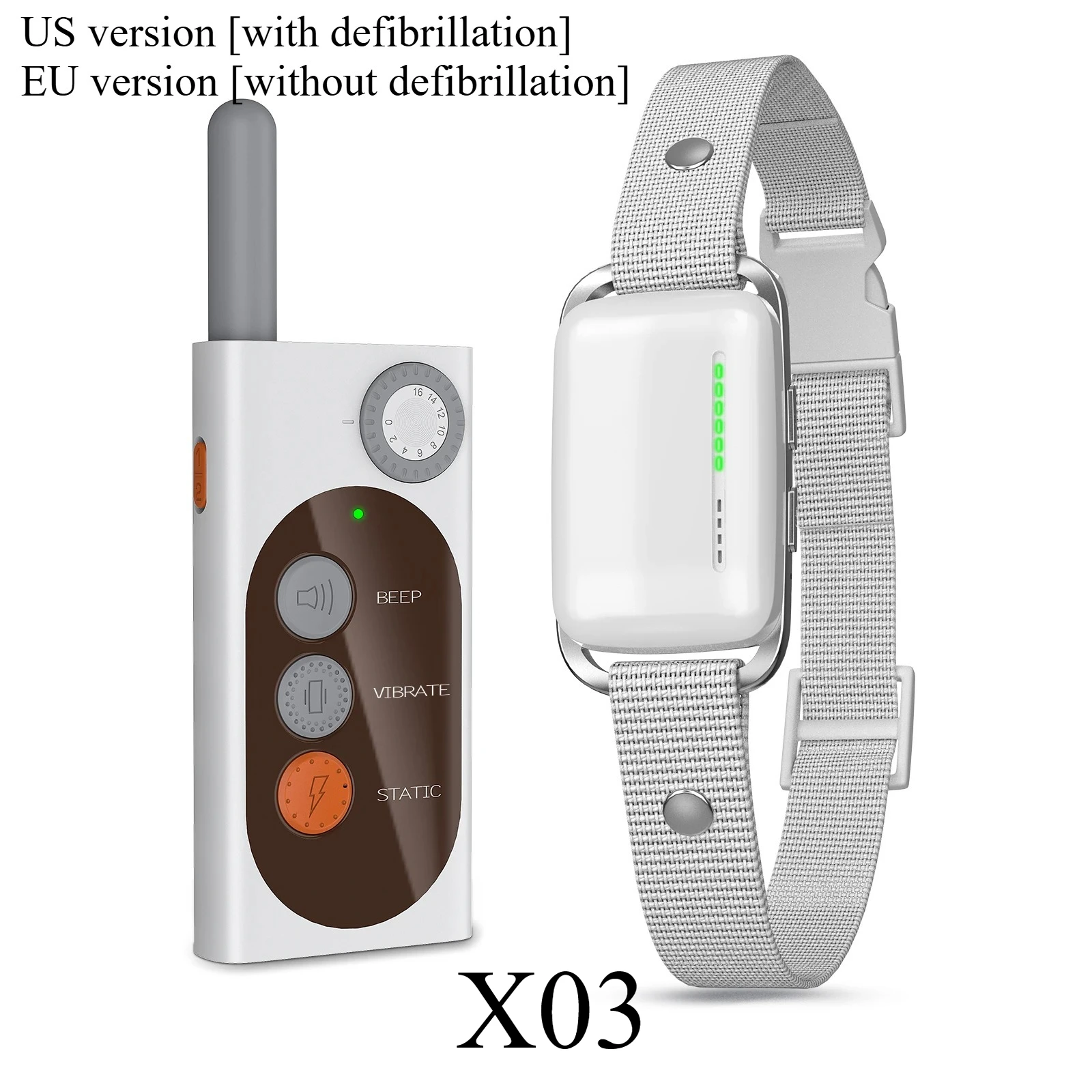 Training Collar Electric Shock Collar Pet Dog Barking Anti-barking Artifact Bark Control Collar Training Waterproof Dog Trainer
Training Collar Electric Shock Collar Pet Dog Barking Anti-barking Artifact Bark Control Collar Training Waterproof Dog Trainer