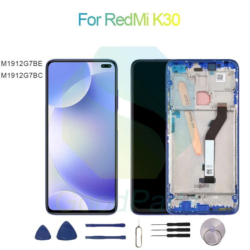 For RedMi K30 Screen Display Replacement 2400*1080 M1912G7BE, M1912G7BC For RedMi K30 LCD Touch Digitizer
For RedMi K30 Screen Display Replacement 2400*1080 M1912G7BE, M1912G7BC For RedMi K30 LCD Touch Digitizer
