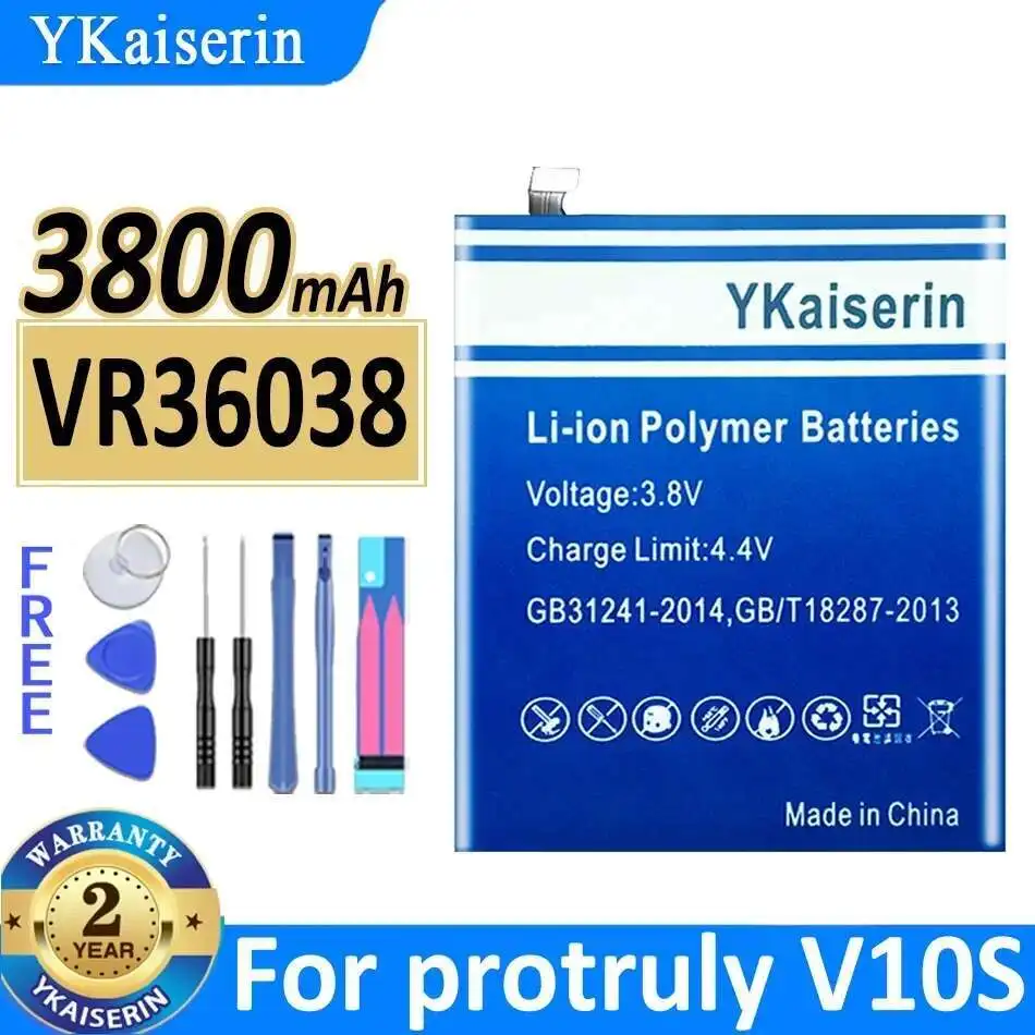 3800 мАч VR36038 большой емкости для аккумулятора мобильного телефона Protruly V10S
3800 мАч VR36038 большой емкости для аккумулятора мобильного телефона Protruly V10S