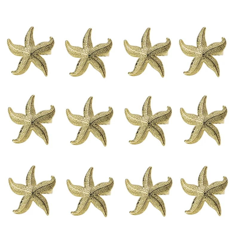 T36C Starfish Napkin Rings 12 Gold Nautical Summer Wedding Beach Table Decor
T36C Starfish Napkin Rings 12 Gold Nautical Summer Wedding Beach Table Decor