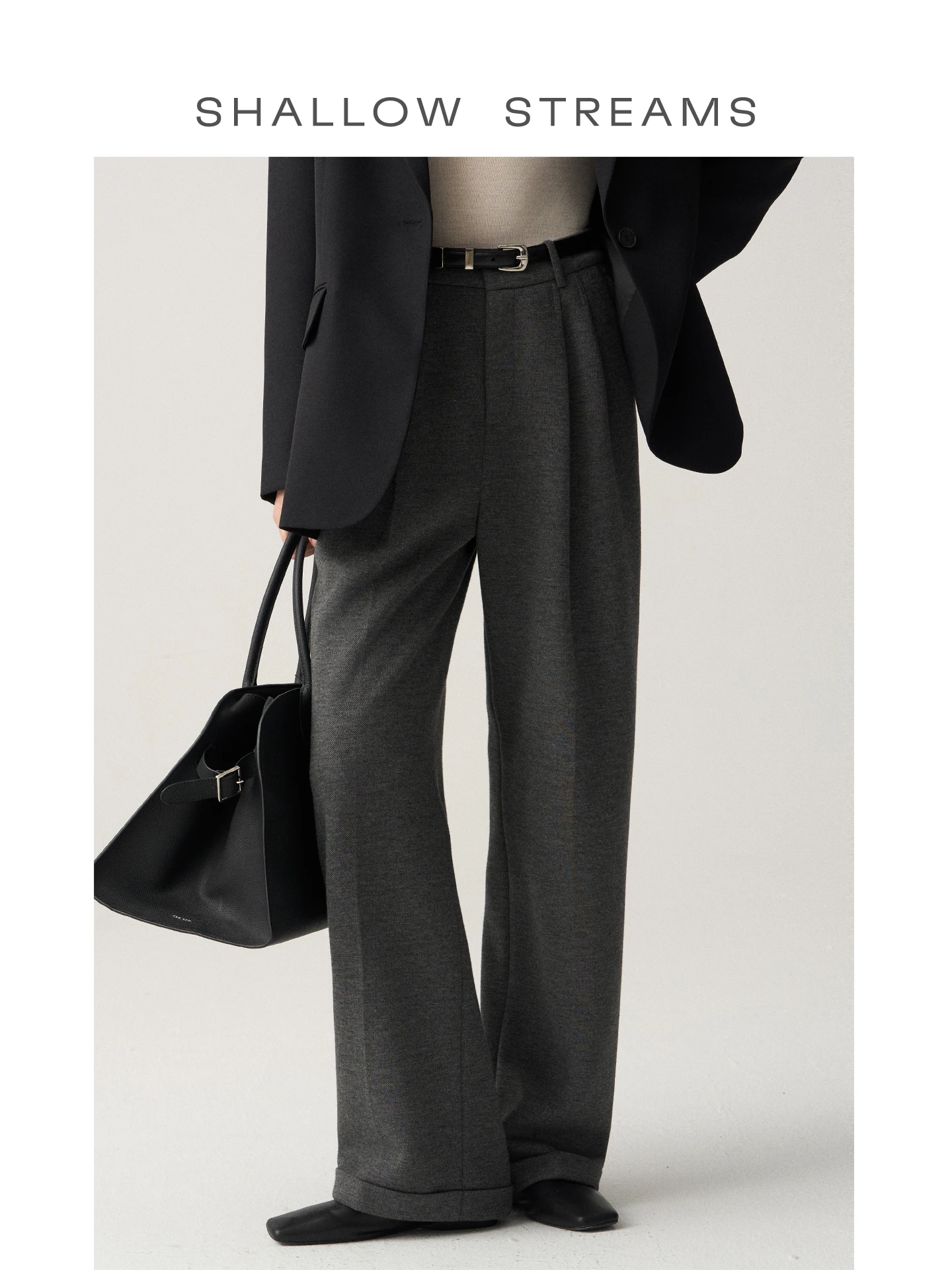 High Waist Thiened Long Pants SLOW STRS Brand Commute Sle Straight Leg Pants High Warmth Formal Casual Trousers
High Waist Thiened Long Pants SLOW STRS Brand Commute Sle Straight Leg Pants High Warmth Formal Casual Trousers