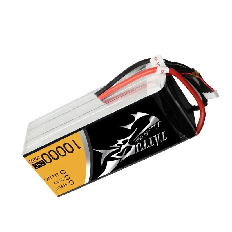High quality Tattu 10000mAh 22.2V 25C 6S1P fat battery for agricultural drones
High quality Tattu 10000mAh 22.2V 25C 6S1P fat battery for agricultural drones