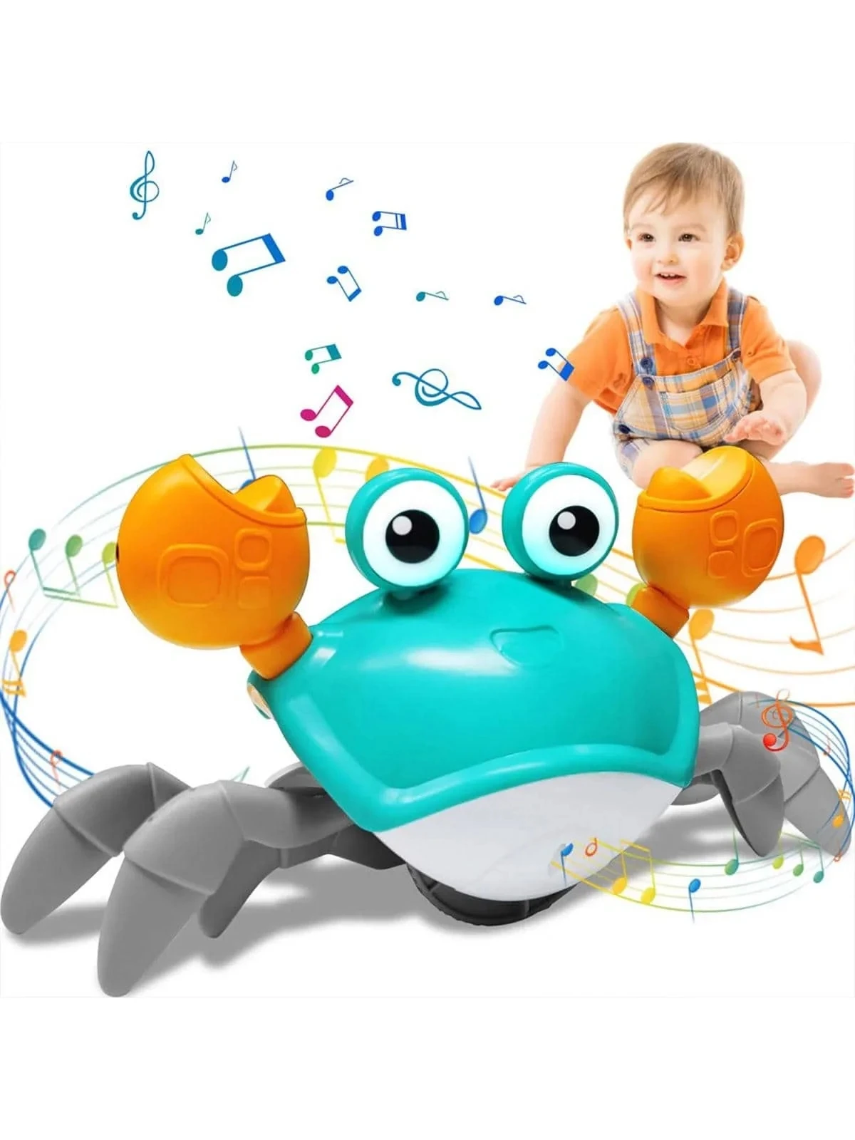Electric sensing crab toy that crawls and moves away, a smart educational toy for babies and toddlers, gifts for boys and girls
Electric sensing crab toy that crawls and moves away, a smart educational toy for babies and toddlers, gifts for boys and girls