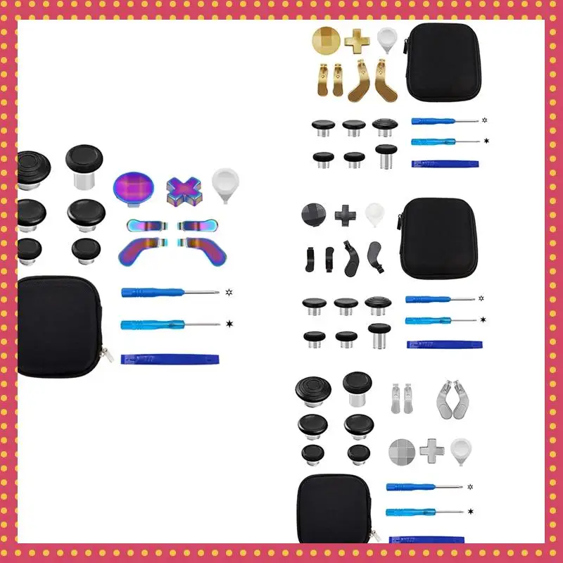 B74A 17PCS Metal Paddles Thumb Grips Core Joystick Kit For One Elite 2 Enhanced Precision Game Controller Parts
B74A 17PCS Metal Paddles Thumb Grips Core Joystick Kit For One Elite 2 Enhanced Precision Game Controller Parts