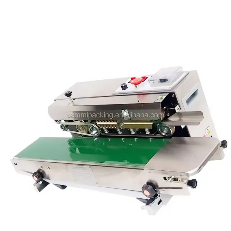 High Quality and High Speed SF-150 Continuous Band Sealer Plastic Bag Sealing Machine
High Quality and High Speed SF-150 Continuous Band Sealer Plastic Bag Sealing Machine