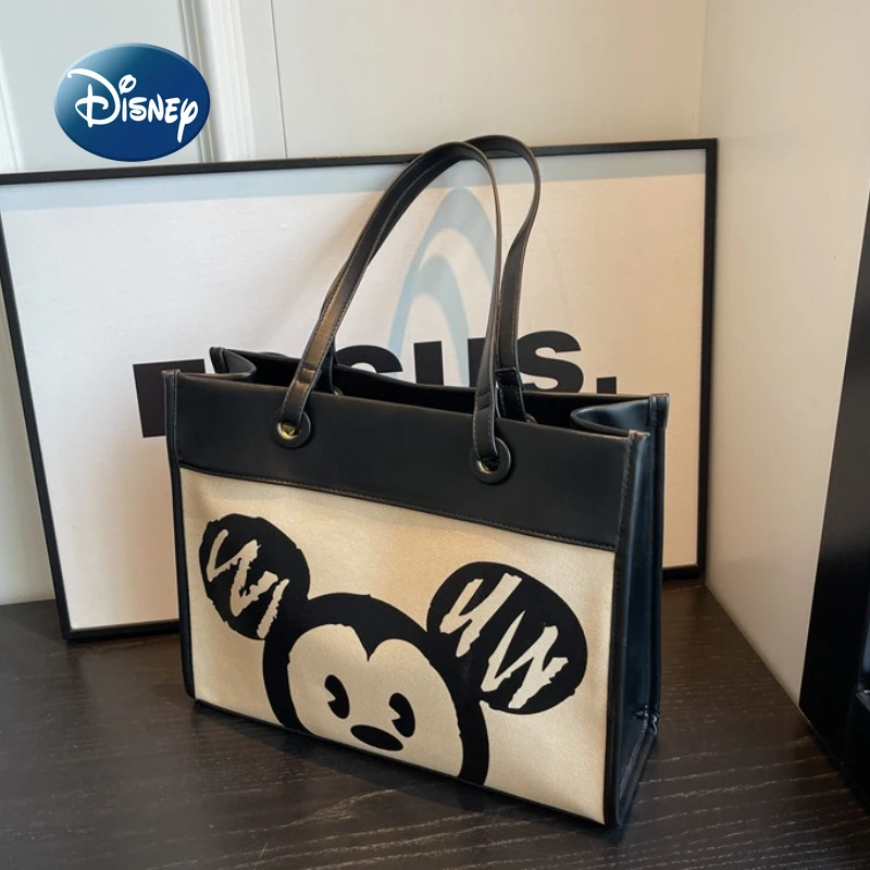 Disney Mickey New Women's Handbag Luxury Brand Women's Bag Large Capacity Cartoon Fashion Shoulder Bag High Quality Tote Bag
Disney Mickey New Women's Handbag Luxury Brand Women's Bag Large Capacity Cartoon Fashion Shoulder Bag High Quality Tote Bag