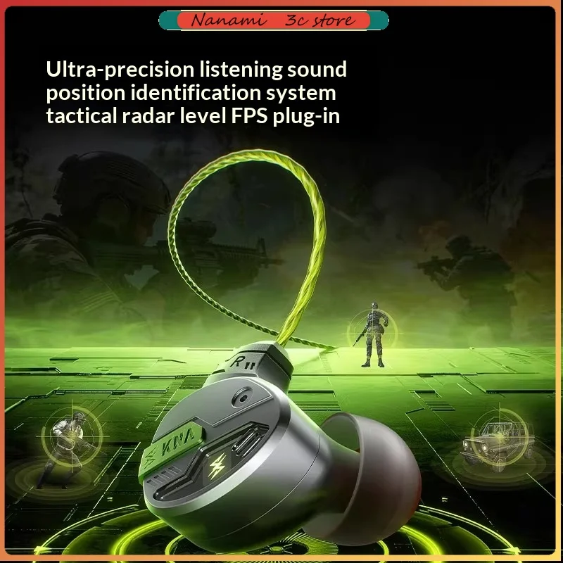 New KNA Yaoguang Gaming Headset 3.5mm CNC In-Ear Wired Earphones FPS with Mic EQ Drive Delta Dota for Game CS Gifts
New KNA Yaoguang Gaming Headset 3.5mm CNC In-Ear Wired Earphones FPS with Mic EQ Drive Delta Dota for Game CS Gifts
