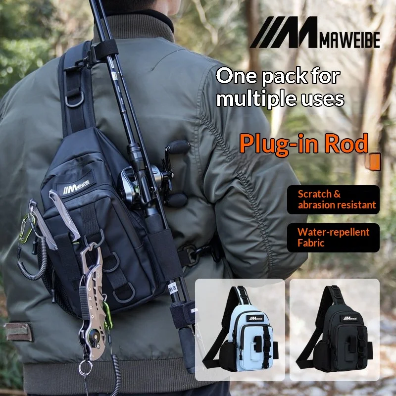 Lightweight Large Volume Fishing Bag PVC Fabric - Multi-Way Carry Portable Rod Holder Multipurpose Bag for Outdoor Fishing
Lightweight Large Volume Fishing Bag PVC Fabric - Multi-Way Carry Portable Rod Holder Multipurpose Bag for Outdoor Fishing