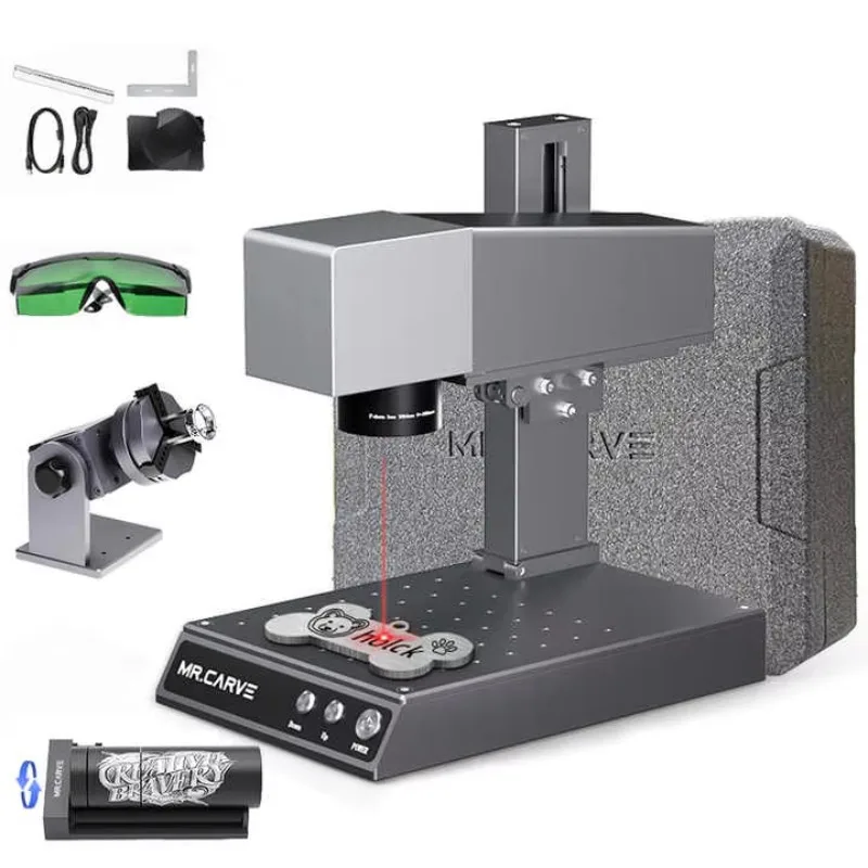 Hot Selling M1 Pro Fiber Laser Marking Machines High Precision Small Metal Laser Engraving Machine with Rotaries
Hot Selling M1 Pro Fiber Laser Marking Machines High Precision Small Metal Laser Engraving Machine with Rotaries