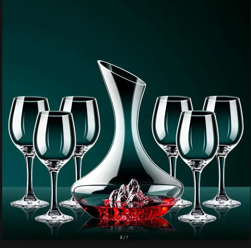 Red Wine Glass Set Decanter Wine Set Goblet Flagon Wine Dispenser Wine Bottle Barware Bar Sets Wine Container Glass Cup Bottle
Red Wine Glass Set Decanter Wine Set Goblet Flagon Wine Dispenser Wine Bottle Barware Bar Sets Wine Container Glass Cup Bottle