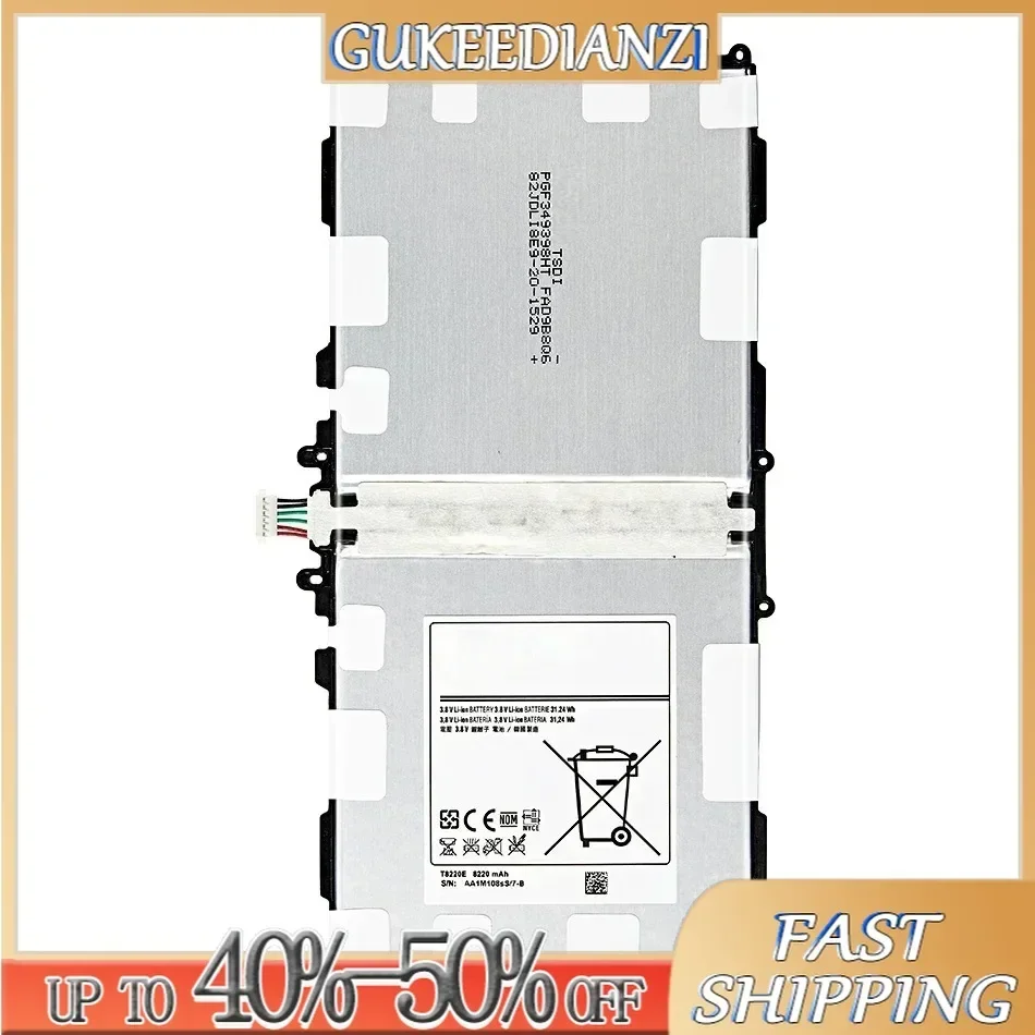 НОВЫЙ аккумулятор для планшета T8220E T8220C T8220U T8220K для Samsung Galaxy SM-P601 P600 T520 T525 P605 P607T Note10.1 2014 8220 мАч
НОВЫЙ аккумулятор для планшета T8220E T8220C T8220U T8220K для Samsung Galaxy SM-P601 P600 T520 T525 P605 P607T Note10.1 2014 8220 мАч