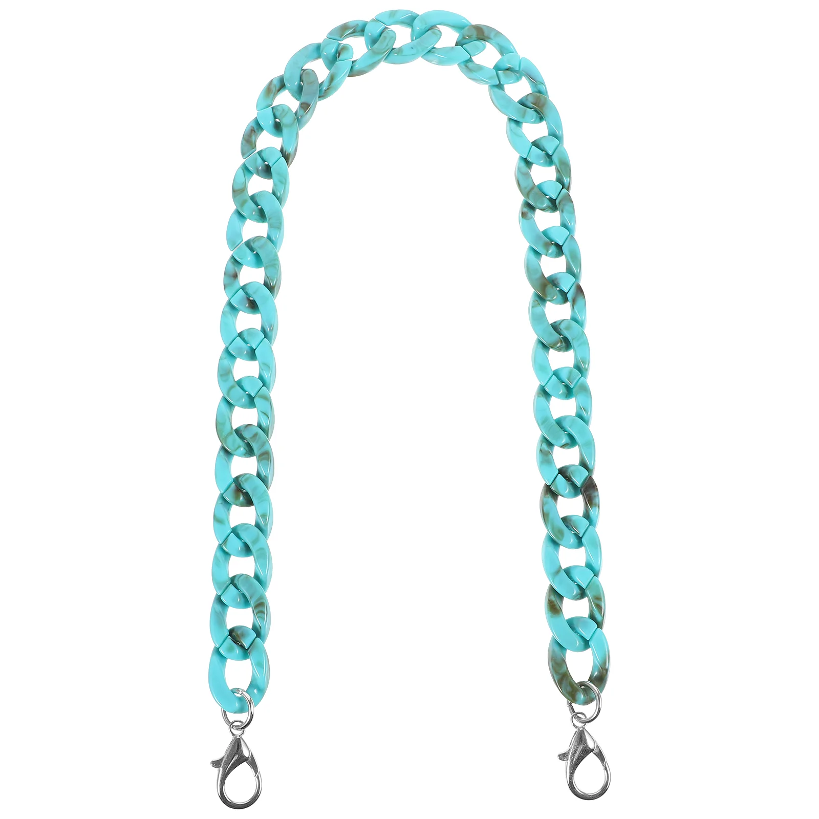 60cm Resin Bag Chain Clear Turquoise Strap for Shoulder Satchel Messenger Bag Straps Replacement Accessories Perfect for Party
60cm Resin Bag Chain Clear Turquoise Strap for Shoulder Satchel Messenger Bag Straps Replacement Accessories Perfect for Party
