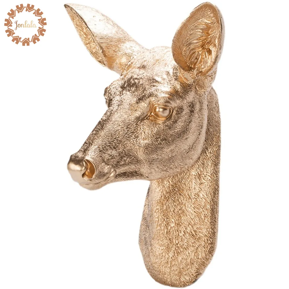 Two colors Deer Head Wall decoration Hanging Wall Animal Head Resin Pendant Wall Ornaments Home Accessories
Two colors Deer Head Wall decoration Hanging Wall Animal Head Resin Pendant Wall Ornaments Home Accessories
