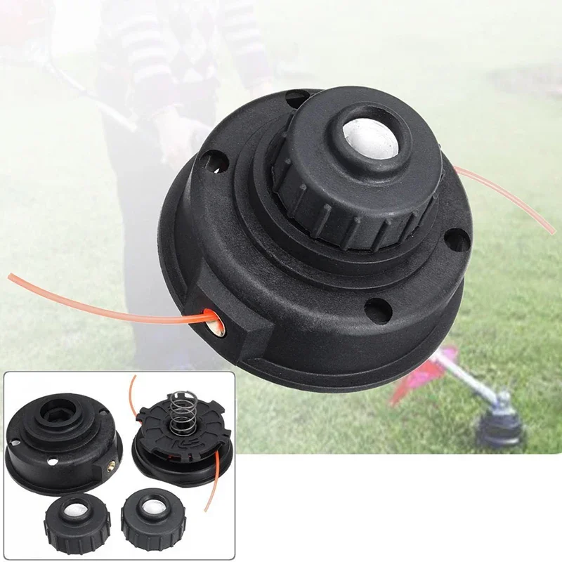 Trimmer Head Kit Hardened Plastic Split Mowing Head Line Spool Knob Spring For EXPAND-IT String Trimmer Parts
Trimmer Head Kit Hardened Plastic Split Mowing Head Line Spool Knob Spring For EXPAND-IT String Trimmer Parts