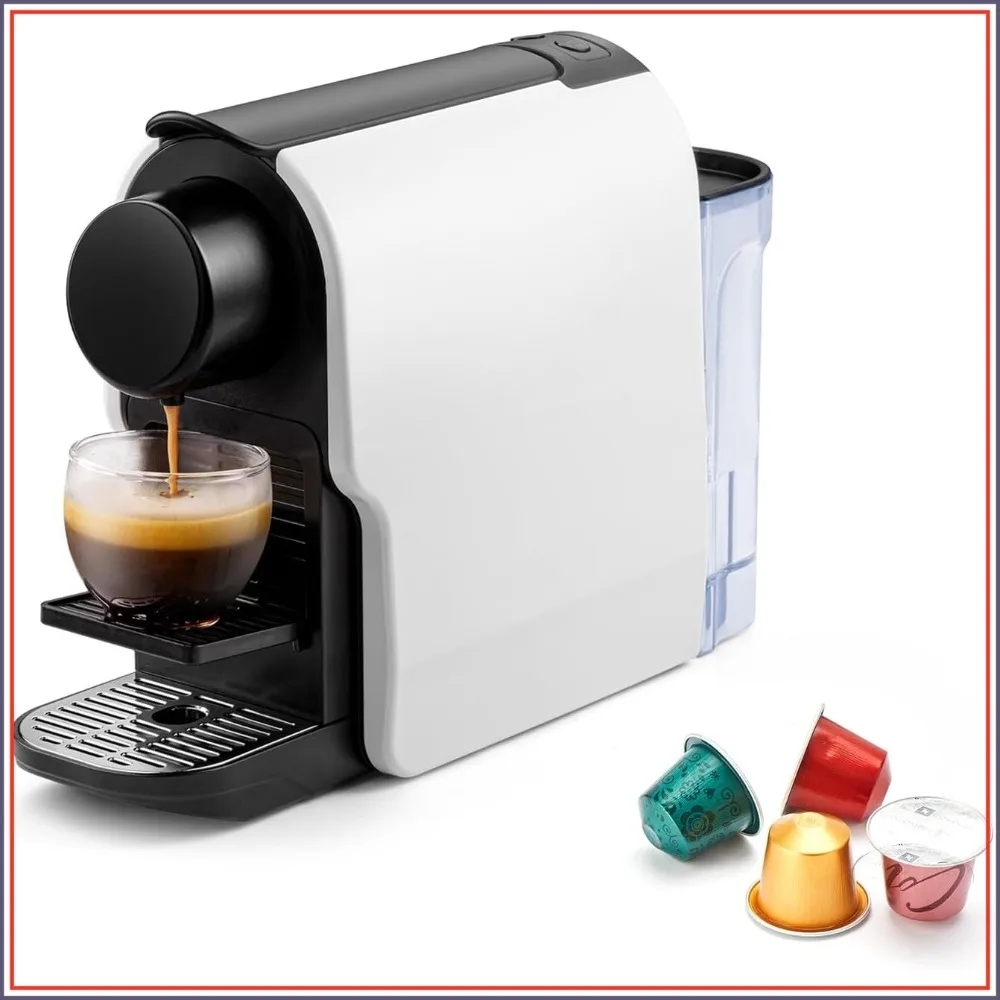 Mini Espresso Machine for NS Original Line Pods, 20 Bar High Pressure, Compact 22 oz Water Tank
Mini Espresso Machine for NS Original Line Pods, 20 Bar High Pressure, Compact 22 oz Water Tank