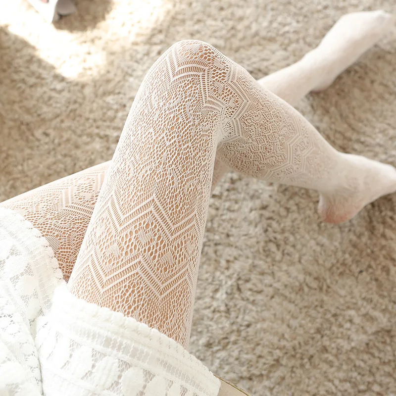 Women Lolita Tights Hollow Out Sexy Lace Fishnet Stockings Breathable Carved Jacquard Stocking Pantyhose Ladies Mesh Pantyhose
Women Lolita Tights Hollow Out Sexy Lace Fishnet Stockings Breathable Carved Jacquard Stocking Pantyhose Ladies Mesh Pantyhose