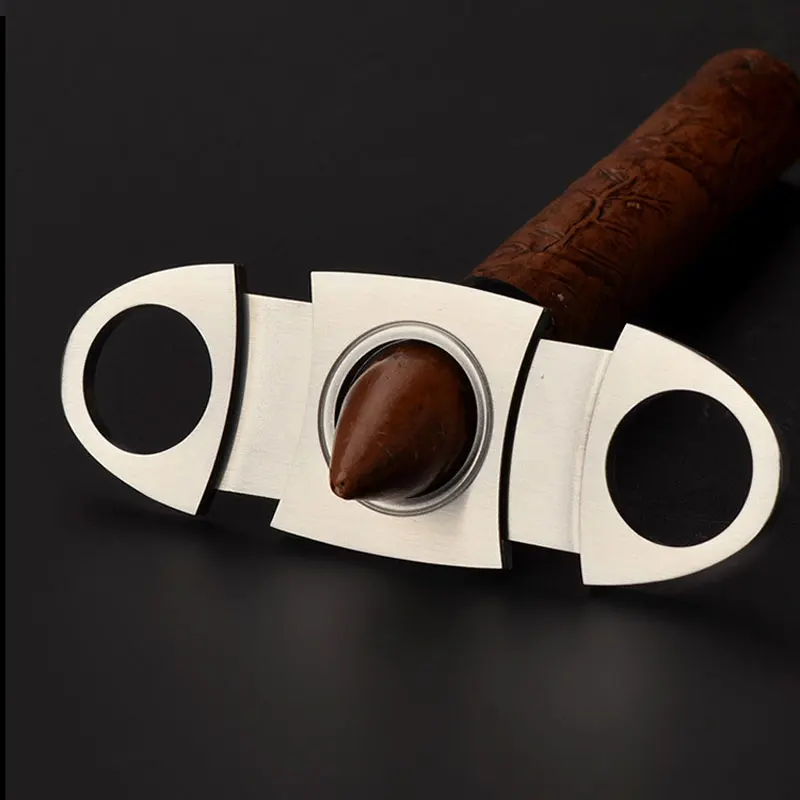 Stainless Steel Cigar Scissors Metal Double Blades Pocket Cutter Tool Smoking Accessory
Stainless Steel Cigar Scissors Metal Double Blades Pocket Cutter Tool Smoking Accessory