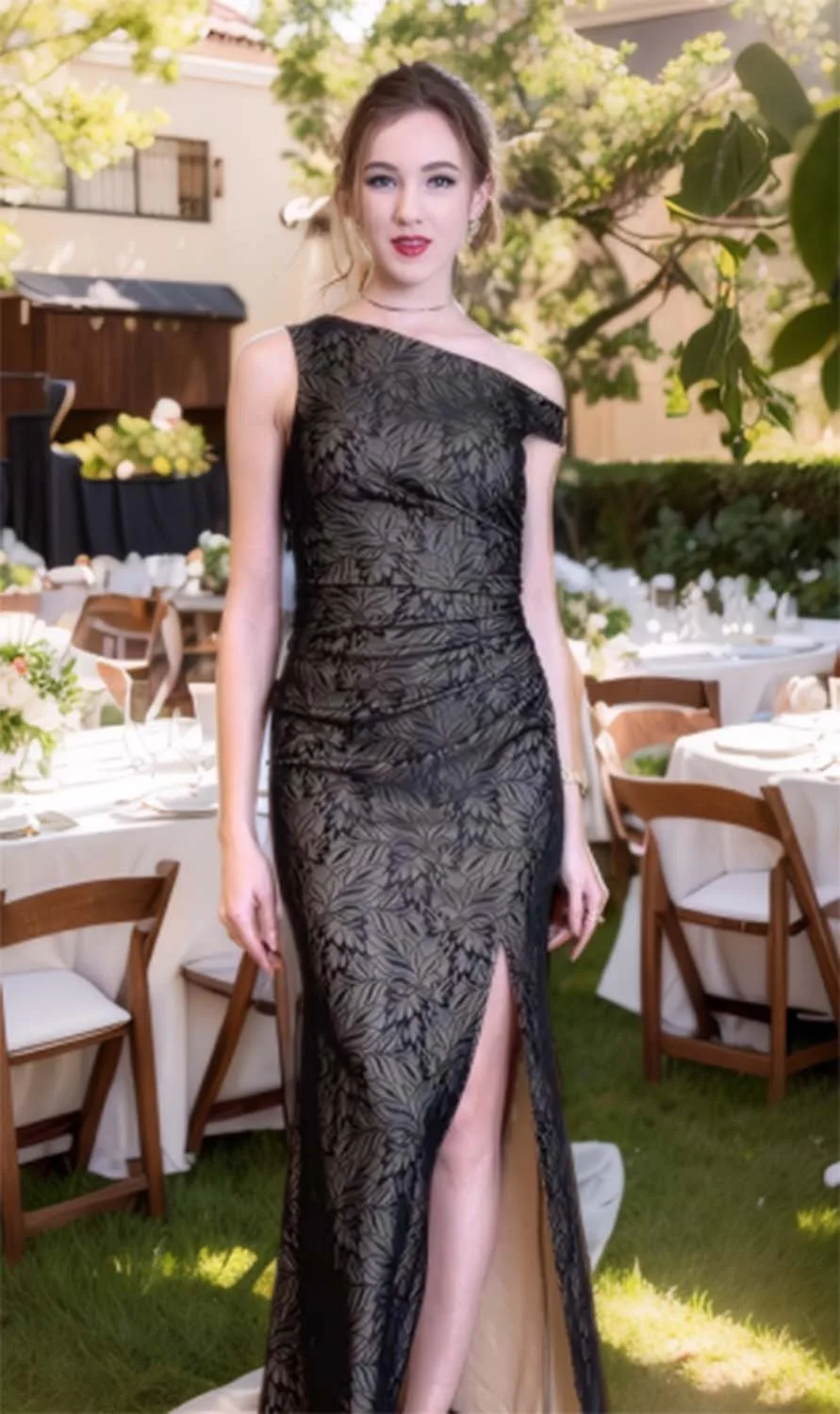 ANGEL FASHIONS Женское элегантное черное кружевное вечернее платье с открытыми плечами и высоким разрезом, идеально подходящее для банкетов и особых случаев
ANGEL FASHIONS Женское элегантное черное кружевное вечернее платье с открытыми плечами и высоким разрезом, идеально подходящее для банкетов и особых случаев