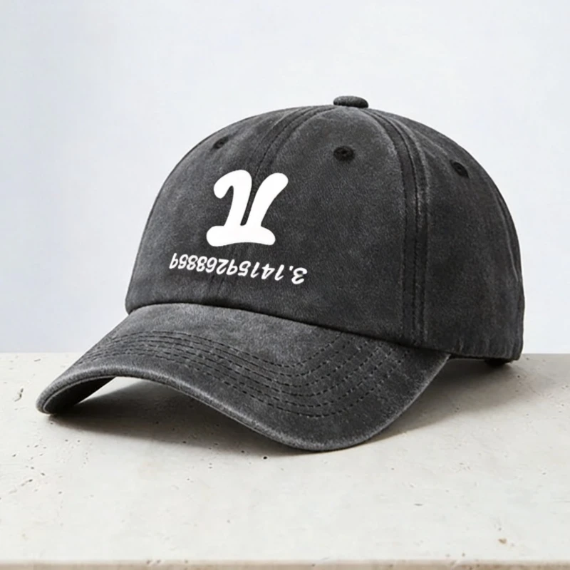 Funny Text Pattern of Upside down Π baseball cap fashion Retro Outdoor casual Washed denim caps Adjustable soft top Golf hat
Funny Text Pattern of Upside down Π baseball cap fashion Retro Outdoor casual Washed denim caps Adjustable soft top Golf hat