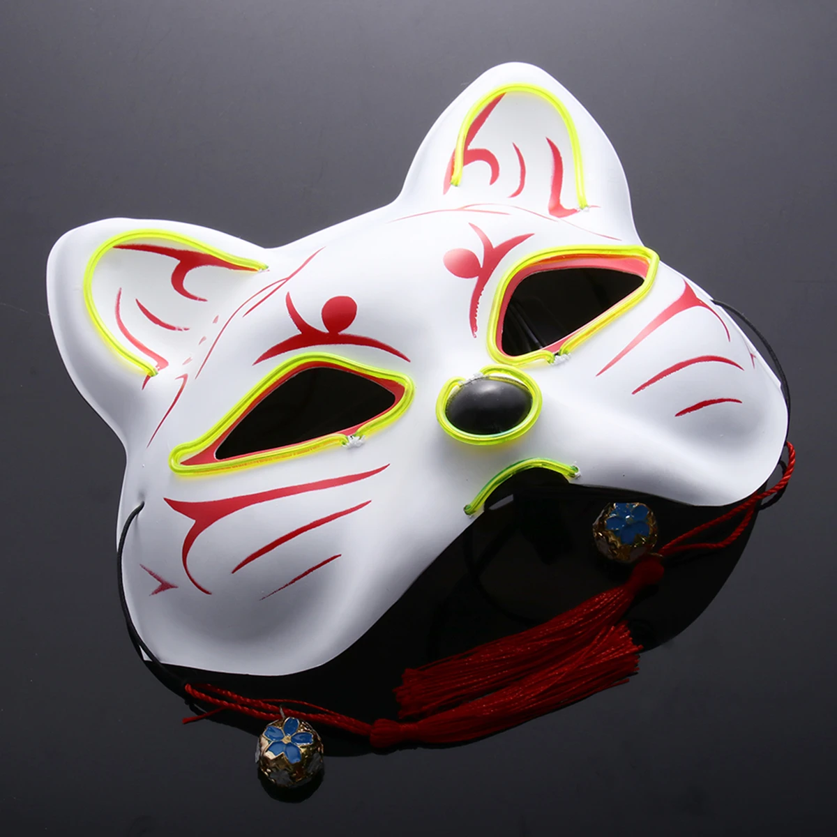 1pc Luminous Mask LED Light-up Kitten Shape Masks for Party Halloween Carnival Festivals Premium PVC Durable
1pc Luminous Mask LED Light-up Kitten Shape Masks for Party Halloween Carnival Festivals Premium PVC Durable