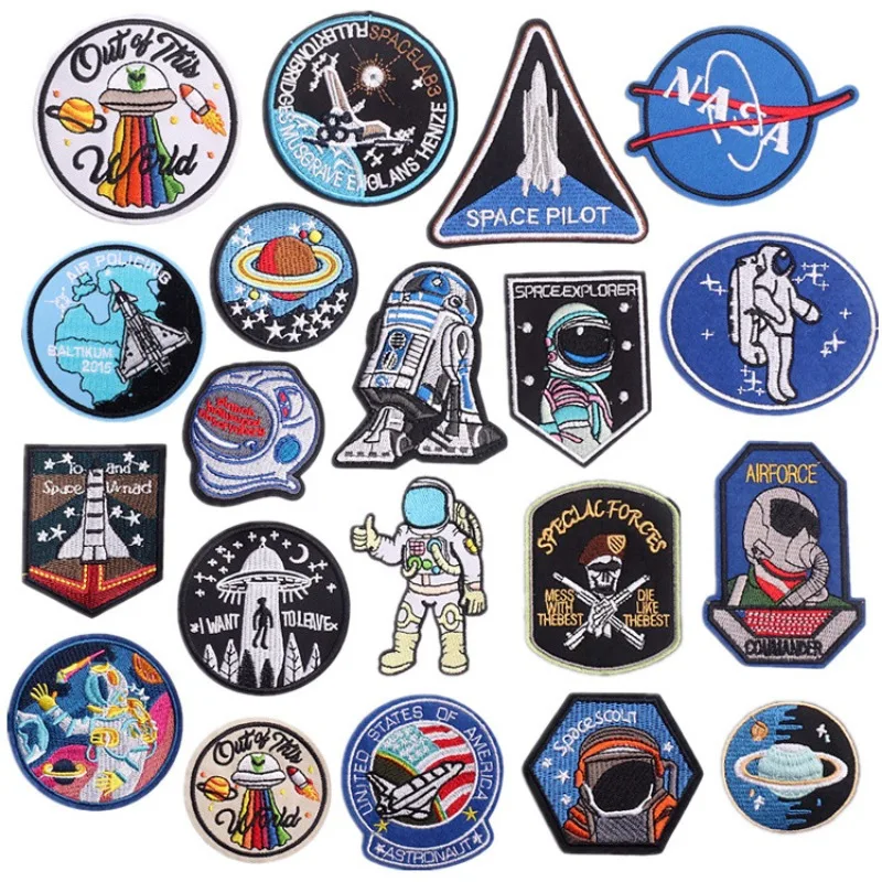 2024 Hot Astronaut Planet Patch for Clothing Hat Scarf Bag Pants Jeans Children's Badge Stickers Labels Emblem Embroider Fabric
2024 Hot Astronaut Planet Patch for Clothing Hat Scarf Bag Pants Jeans Children's Badge Stickers Labels Emblem Embroider Fabric