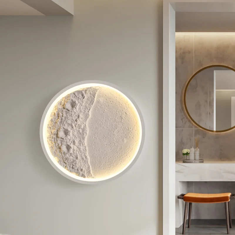 #Gypsum Wall Lamp Internet Famous Art Relief Light Instagram Style Creative Fashionable Personalized Simple And Modern Moon Ligh
#Gypsum Wall Lamp Internet Famous Art Relief Light Instagram Style Creative Fashionable Personalized Simple And Modern Moon Ligh