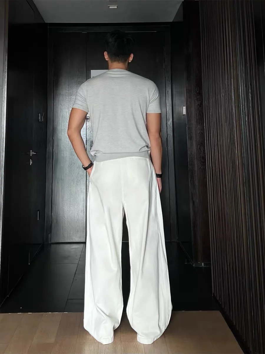 American Retro White Curved Knife Wide Leg Casual Men's Jeans Loose Versatile Straight Cut Design Summer Casual Pants
American Retro White Curved Knife Wide Leg Casual Men's Jeans Loose Versatile Straight Cut Design Summer Casual Pants