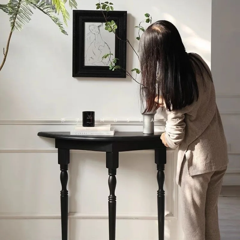 New Light Luxury Modern Solid Wood Console Tables Semicircle Hallway Corridor Display Stand Wall Narrow Decoration Altar
New Light Luxury Modern Solid Wood Console Tables Semicircle Hallway Corridor Display Stand Wall Narrow Decoration Altar