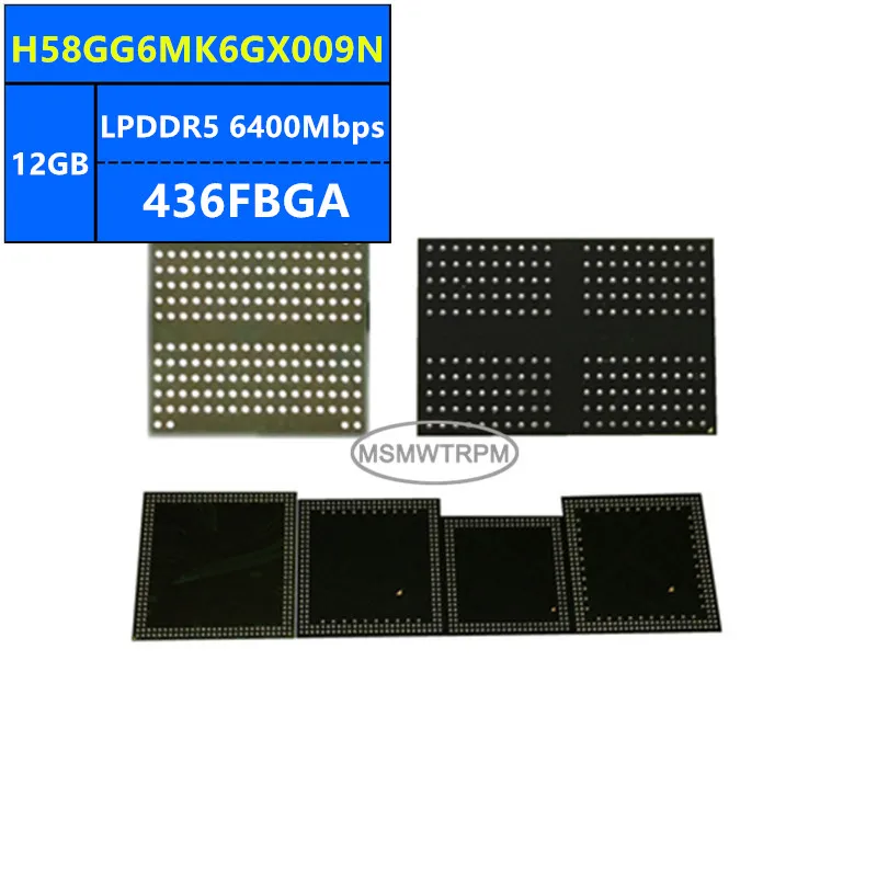 H58GG6MK6GX009N H58GG6MK6GX009R H9JKNNNHA3MVJR-N6H LPDDR5 12GB 6400Mbps 436FBGA 96Gb Memory Chip IC Integrated Circuits Brand Ne
H58GG6MK6GX009N H58GG6MK6GX009R H9JKNNNHA3MVJR-N6H LPDDR5 12GB 6400Mbps 436FBGA 96Gb Memory Chip IC Integrated Circuits Brand Ne