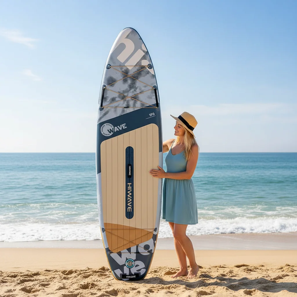 Factory Sup Gonfiabile High Quality Drop Stitch Material Inflatable Sup Heat Sealing Technology Stand Up Paddle Board
Factory Sup Gonfiabile High Quality Drop Stitch Material Inflatable Sup Heat Sealing Technology Stand Up Paddle Board