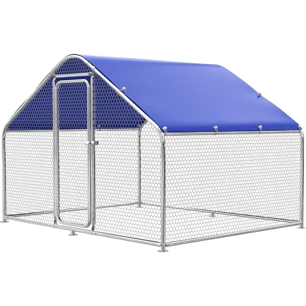 Large Metal Chicken Coop Run for 8 Chickens/Ducks, Chicken Runs for Yard with Waterproof Cover,Walk-in Poultry Cage
Large Metal Chicken Coop Run for 8 Chickens/Ducks, Chicken Runs for Yard with Waterproof Cover,Walk-in Poultry Cage