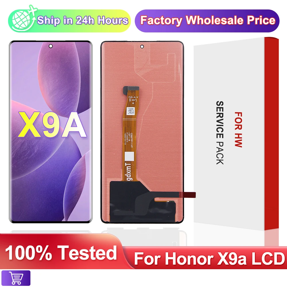 Super AMOLED For Huawei Honor X9a RMO-NX1 X40 RMO-AN00 LCD Display Screen Touch Digitizer For Honor Magic5 lite RMO-NX3
Super AMOLED For Huawei Honor X9a RMO-NX1 X40 RMO-AN00 LCD Display Screen Touch Digitizer For Honor Magic5 lite RMO-NX3