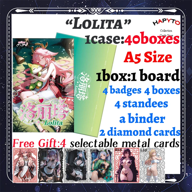 2025 Newest Lolita A5 Size Waifu Boards Goddess Story Collection Card Swimsuit Bikini Booster Box Habbies Gift
2025 Newest Lolita A5 Size Waifu Boards Goddess Story Collection Card Swimsuit Bikini Booster Box Habbies Gift