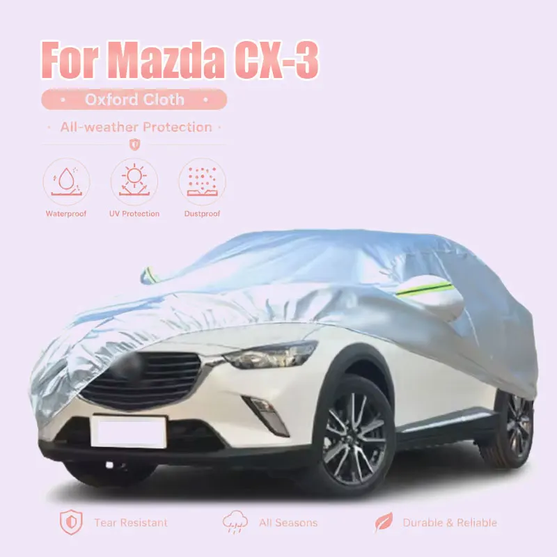 For Mazda CX-3 Full Car Cover Reflective Strips Waterproof Snowproof Dustproof UV Protection Exterior Accessories
For Mazda CX-3 Full Car Cover Reflective Strips Waterproof Snowproof Dustproof UV Protection Exterior Accessories