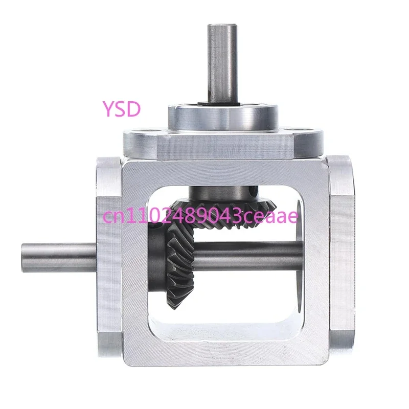 Gear-Box 90 Degree Right Angle Bevel Gear-Box 1:1 Single Output Shaft 1 Module 20 Teeth Bevel Gear Aluminum Frame
Gear-Box 90 Degree Right Angle Bevel Gear-Box 1:1 Single Output Shaft 1 Module 20 Teeth Bevel Gear Aluminum Frame