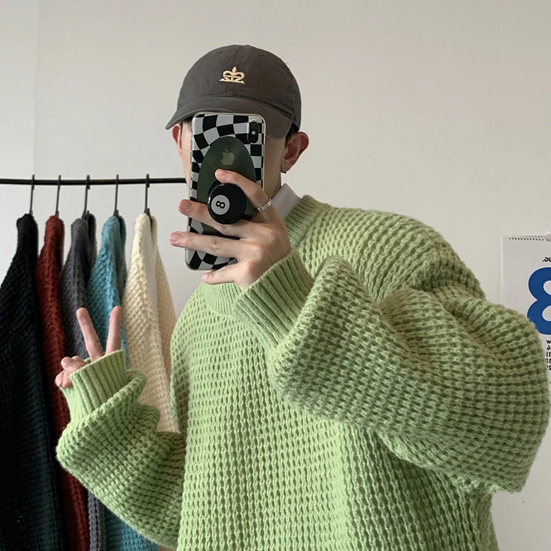 Sweaters Men Crewneck Pure Color Knitted Sweaters Autumn Winter Casual Pullover Streetwear Basic Color Sweater Jumper Male
Sweaters Men Crewneck Pure Color Knitted Sweaters Autumn Winter Casual Pullover Streetwear Basic Color Sweater Jumper Male
