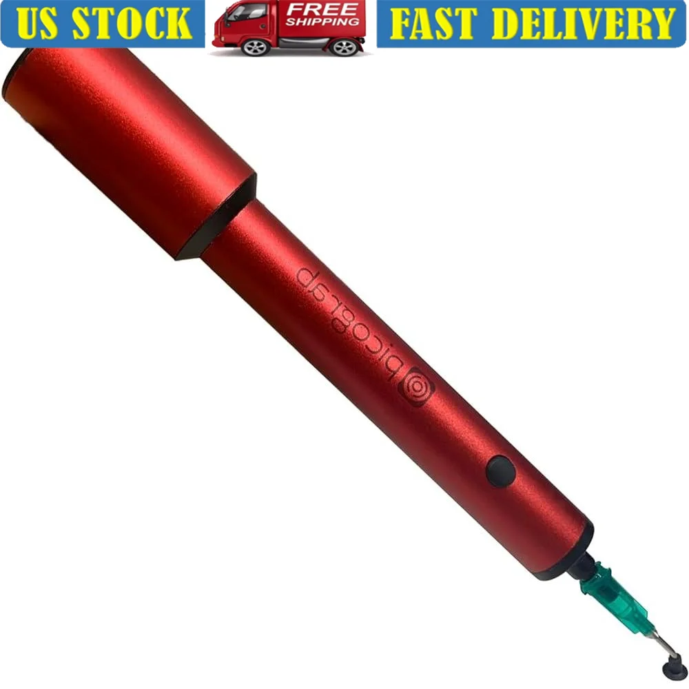 Rechargeable Cordless ESD Vacuum Pickup Pen SMD IC Component Placement Tool with 3 Suction Cups and 6 Nozzles PCB Assembly
Rechargeable Cordless ESD Vacuum Pickup Pen SMD IC Component Placement Tool with 3 Suction Cups and 6 Nozzles PCB Assembly
