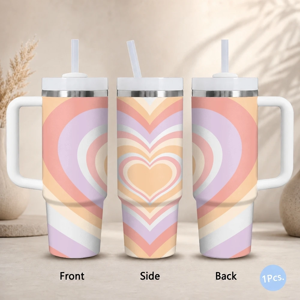 Retro 70s Hippie Groovy Vacuum Flasks 40oz Thermal Stainless Steel Tumbler with Handle Straw Leakproof Mug
Retro 70s Hippie Groovy Vacuum Flasks 40oz Thermal Stainless Steel Tumbler with Handle Straw Leakproof Mug