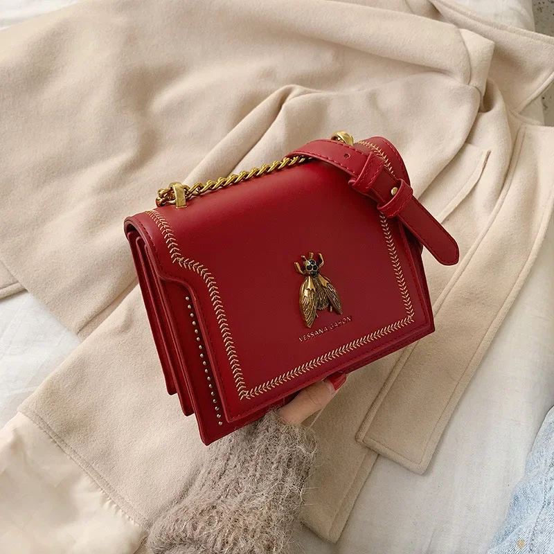 2023 Luxury Women Handbag Retro Bee Female Shoulder Bag High Quality Crossbody Bags
2023 Luxury Women Handbag Retro Bee Female Shoulder Bag High Quality Crossbody Bags