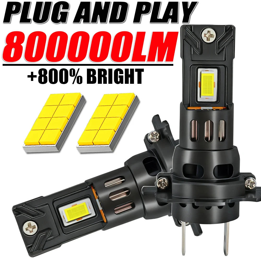 H7 LED Bulb for Car Headlight CANBUS 800000LM High Power Auto Lights Turbo Super Bright Lamp Fan Cooling Mini LED Headlamp 12V
H7 LED Bulb for Car Headlight CANBUS 800000LM High Power Auto Lights Turbo Super Bright Lamp Fan Cooling Mini LED Headlamp 12V