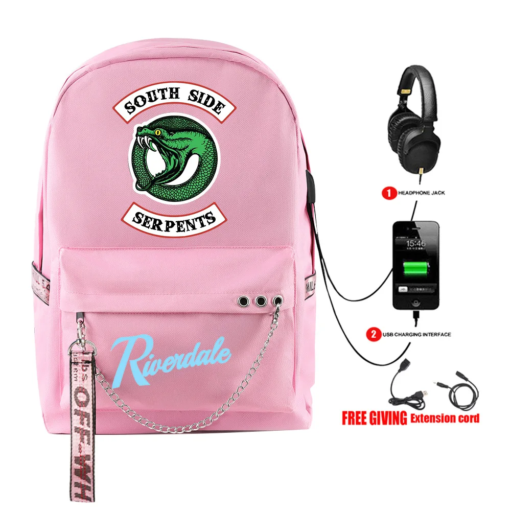 Classic TV Riverdale Season 5 Student School Bags Unisex Print Oxford Waterproof Notebook Usb Rechargeable Travel Backpacks
Classic TV Riverdale Season 5 Student School Bags Unisex Print Oxford Waterproof Notebook Usb Rechargeable Travel Backpacks