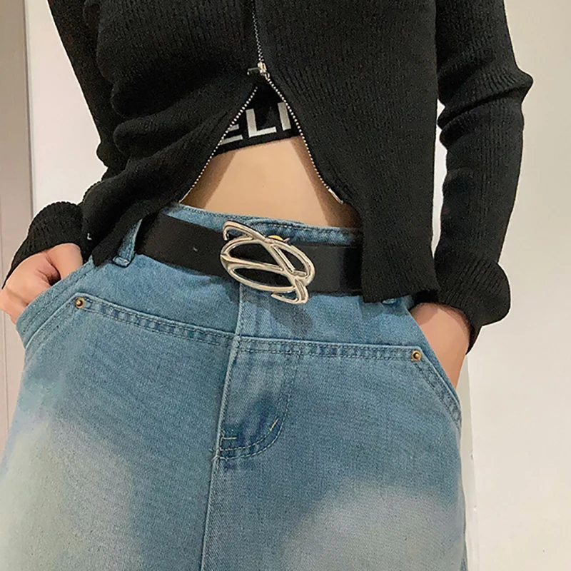 PU Leather Belt Korean Metal Buckle Waist Belts for Women Men Punk Black Vintage Jeans Pant Waistband Y2K Accessories
PU Leather Belt Korean Metal Buckle Waist Belts for Women Men Punk Black Vintage Jeans Pant Waistband Y2K Accessories