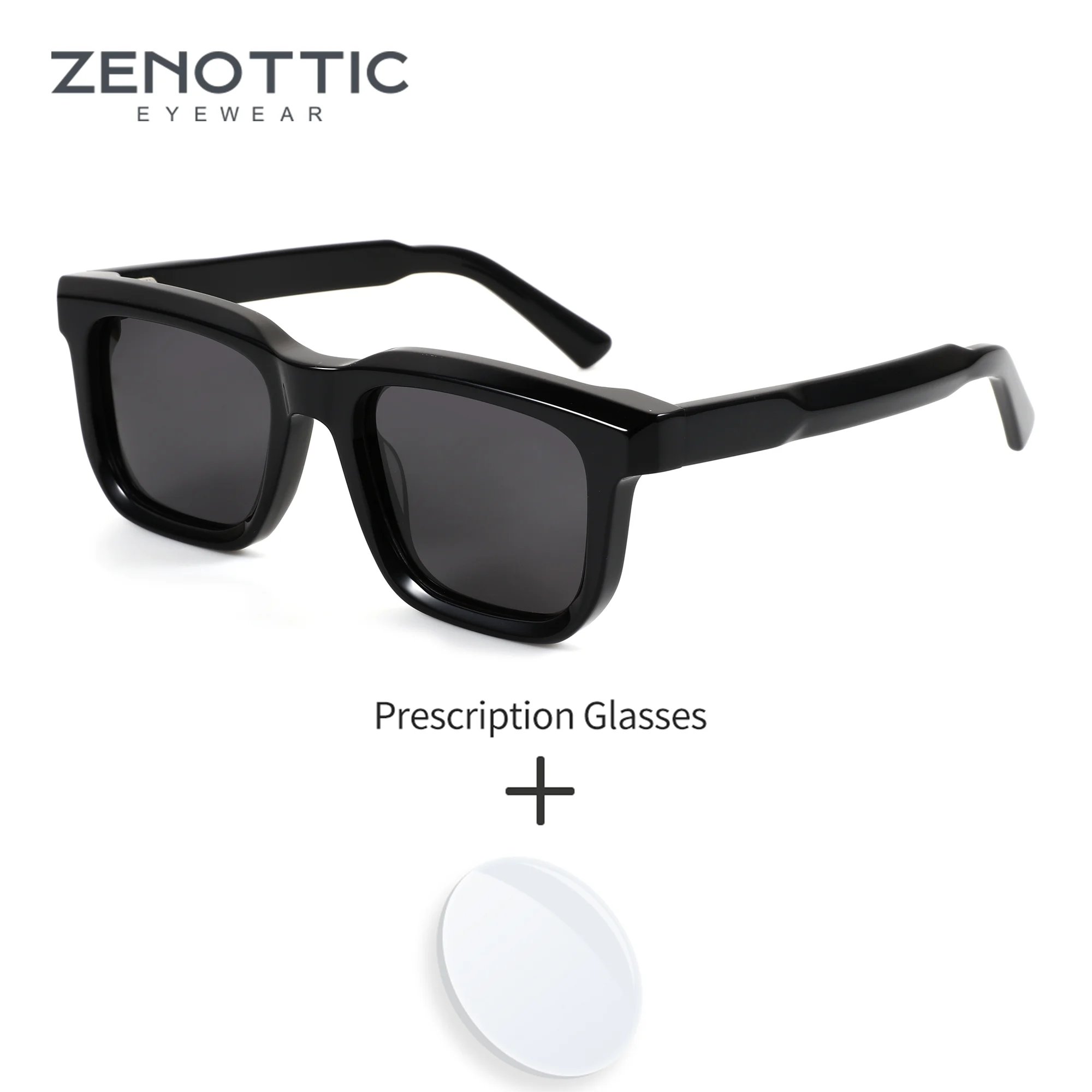 ZENOTTIC L Size Acetate UV400 Protection Prescription Sunglasses For Men Square Polarized Myopia Optical Sun Glasses
ZENOTTIC L Size Acetate UV400 Protection Prescription Sunglasses For Men Square Polarized Myopia Optical Sun Glasses