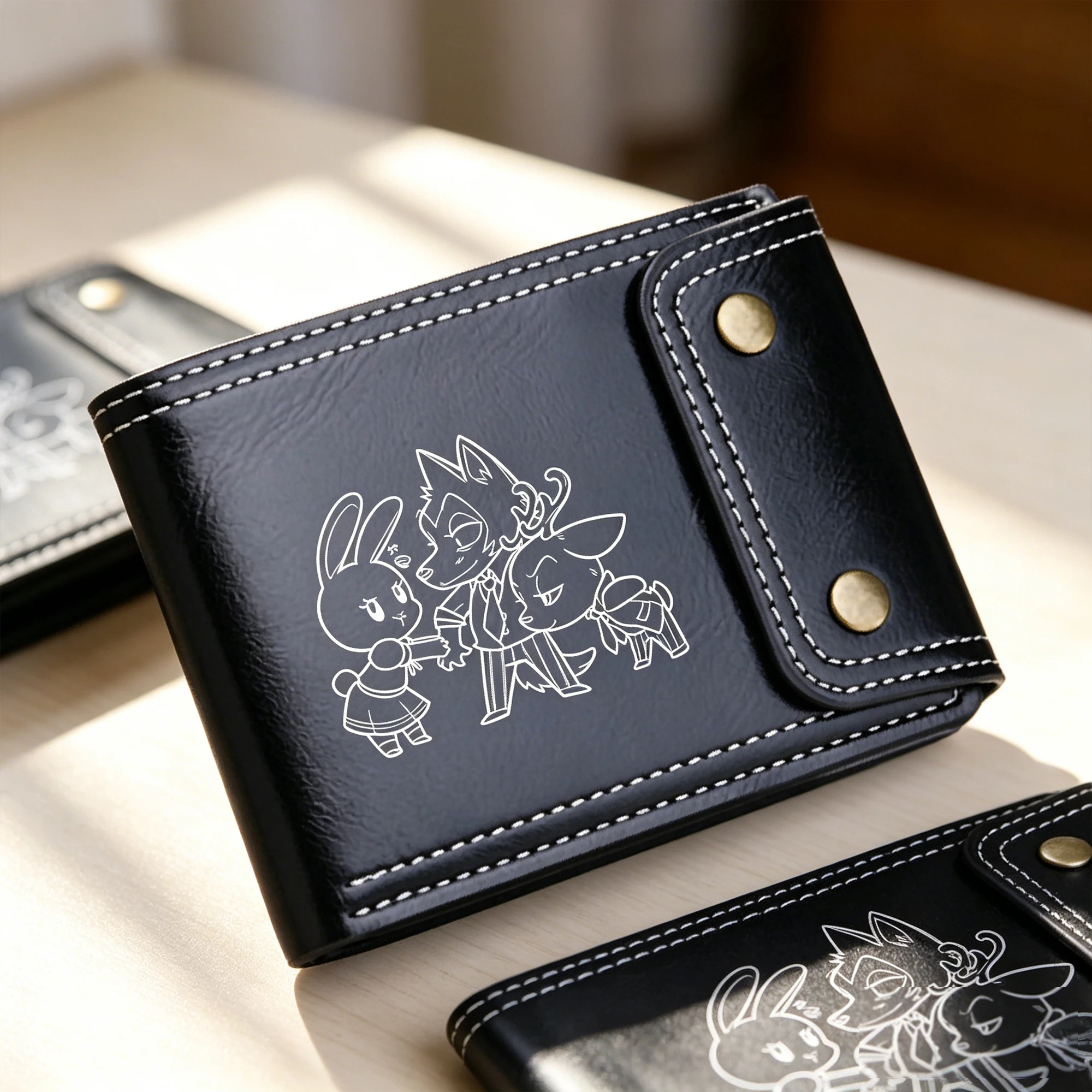 BEASTARS Anime Men's Luxury Short Wallets PU Leather Coin Purses Cartoon Animal Print Card Holder Small Cash Clutch Bag for Boys
BEASTARS Anime Men's Luxury Short Wallets PU Leather Coin Purses Cartoon Animal Print Card Holder Small Cash Clutch Bag for Boys