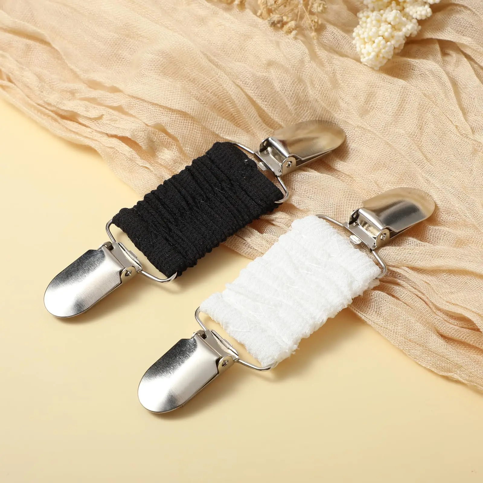 2Pcs Retro Cardigan Collar Clips Dress Clips Back Cinch, Elastic Shirt Clips for Women Clothing Dress Cincher Clip for Fitting
2Pcs Retro Cardigan Collar Clips Dress Clips Back Cinch, Elastic Shirt Clips for Women Clothing Dress Cincher Clip for Fitting