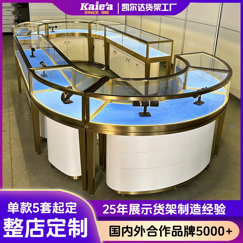 Custom. Stainless Steel Jewelry Showcase Custom High-End Luxury Watch Showcase Gold Jewelry Solid Wood Paint Nakajima Cabinet
Custom. Stainless Steel Jewelry Showcase Custom High-End Luxury Watch Showcase Gold Jewelry Solid Wood Paint Nakajima Cabinet