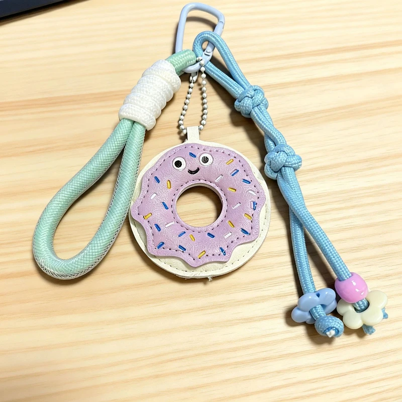 Miu Style Donut Bag Charm Keychain Woven Lanyard Cute New High Aesthetic Bag Accessories Decorative Jewelry For Backpack Purse
Miu Style Donut Bag Charm Keychain Woven Lanyard Cute New High Aesthetic Bag Accessories Decorative Jewelry For Backpack Purse