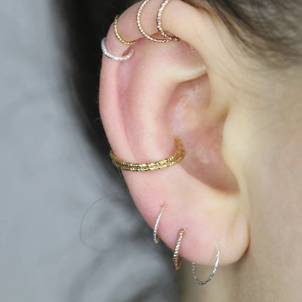 Earrings 14K Gold Filled Earrings Woman Handmade Hoops Earring Twist Hypoallergenic 925 Sterling Silver Jewelry for Women
Earrings 14K Gold Filled Earrings Woman Handmade Hoops Earring Twist Hypoallergenic 925 Sterling Silver Jewelry for Women
