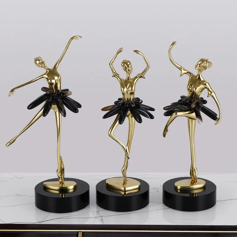 Interior Decoration, Black Crystal Sculpture, Gold Copper Ballet Dance Girl Statue, Home Decoration Artwork, Wedding Gift
Interior Decoration, Black Crystal Sculpture, Gold Copper Ballet Dance Girl Statue, Home Decoration Artwork, Wedding Gift